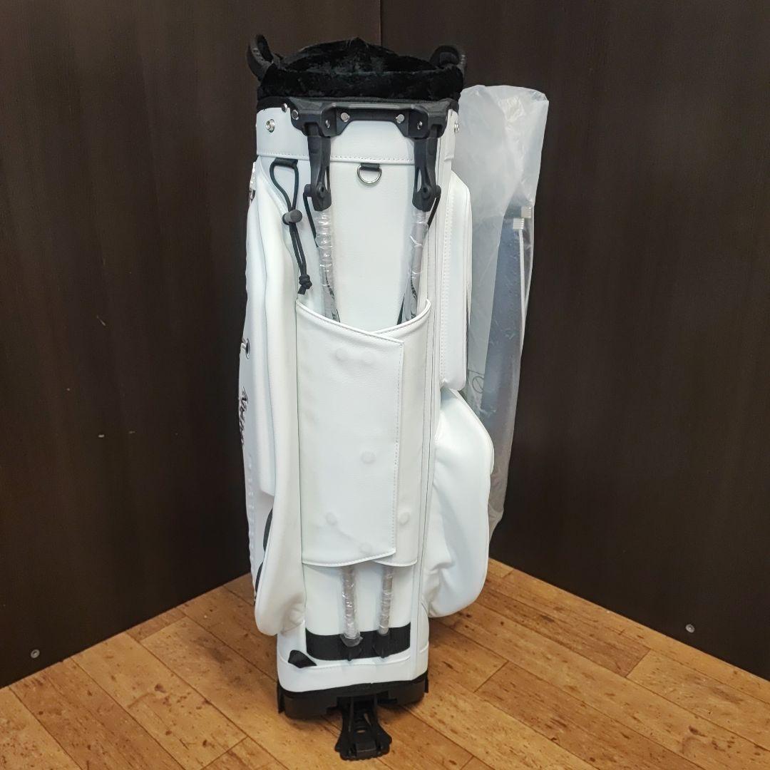 新品 数量限定 アーチゴルフ スタンドキャディバッグ 9.5インチ ホワイト