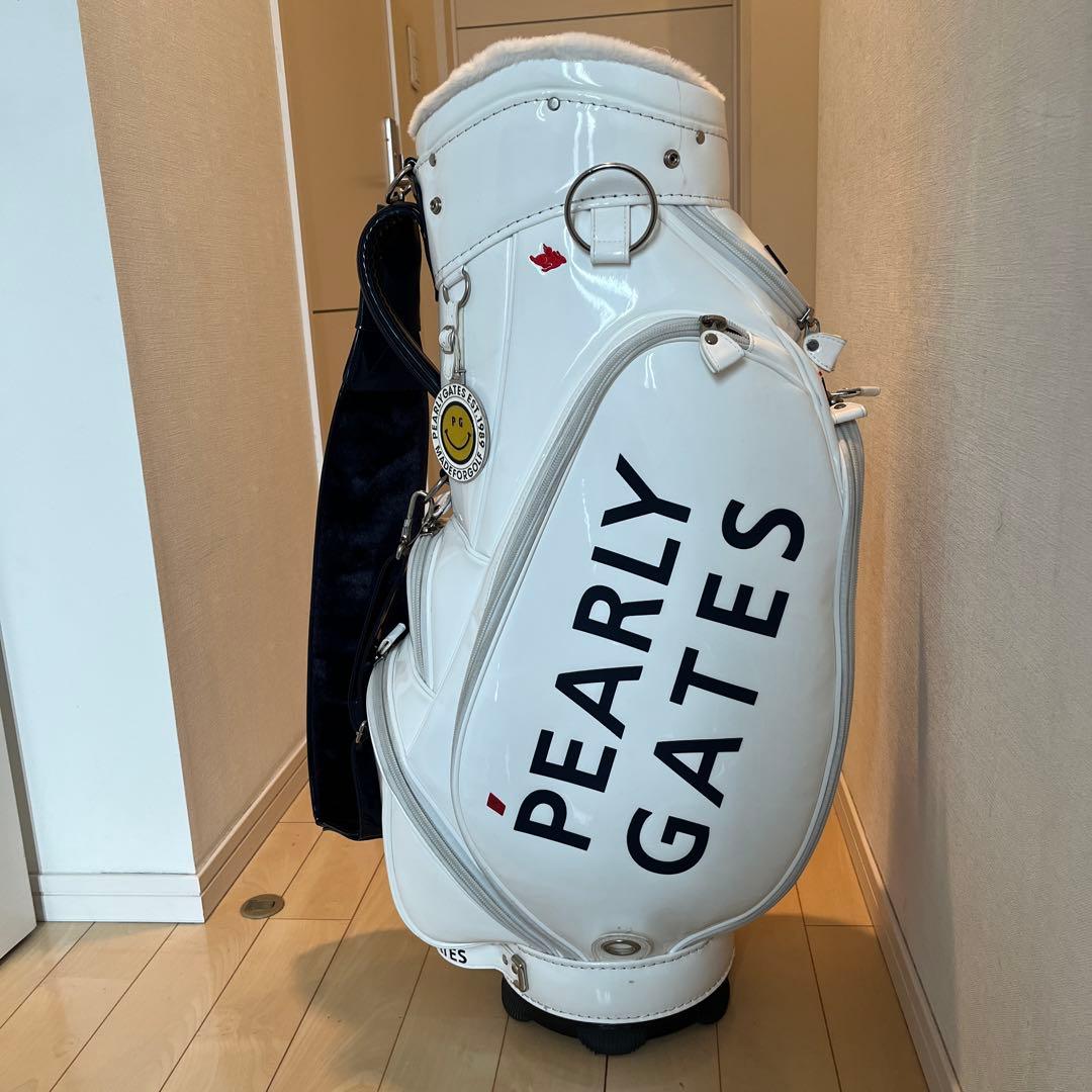 PEARLY GATES キャディバッグ ホワイト