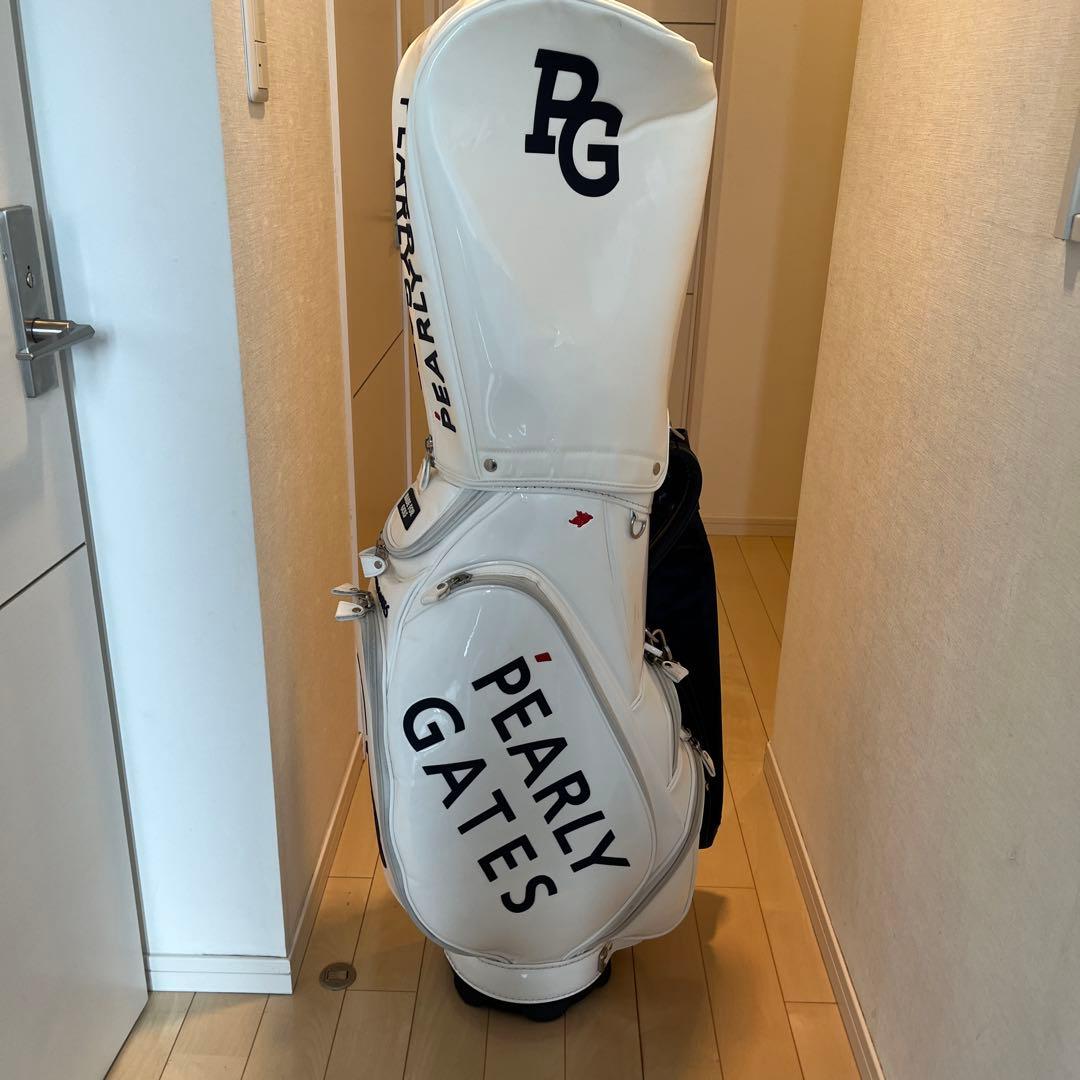 PEARLY GATES キャディバッグ ホワイト