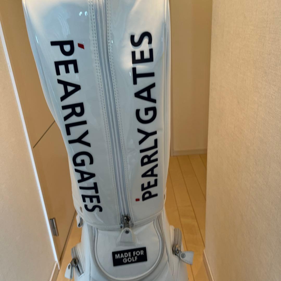 PEARLY GATES キャディバッグ ホワイト