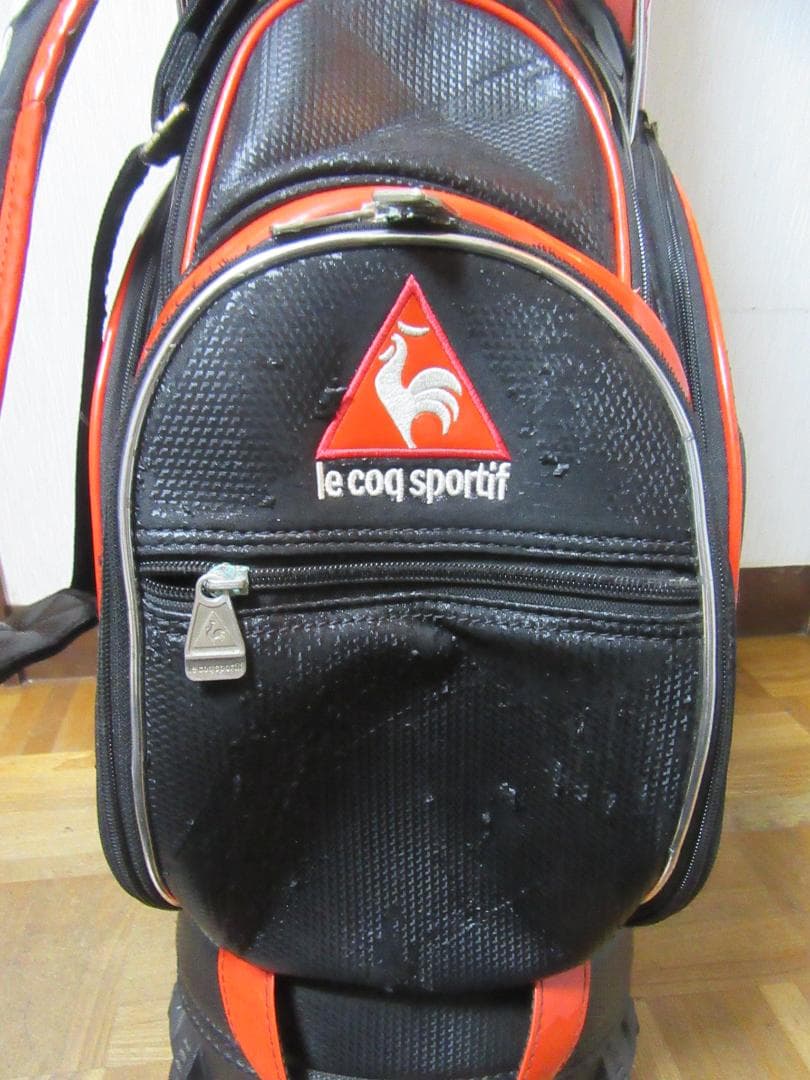 ★☆★ルコック★le coq sportif★ゴルフバック★フードなし★赤★☆★