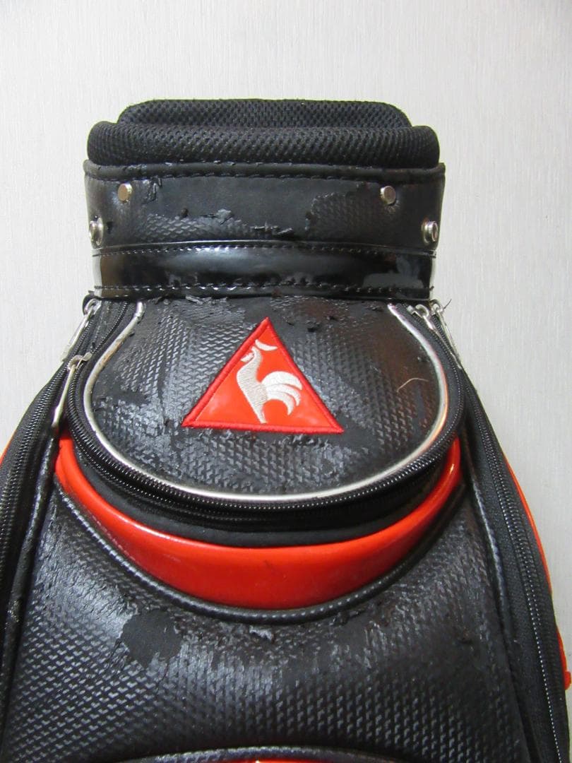 ★☆★ルコック★le coq sportif★ゴルフバック★フードなし★赤★☆★