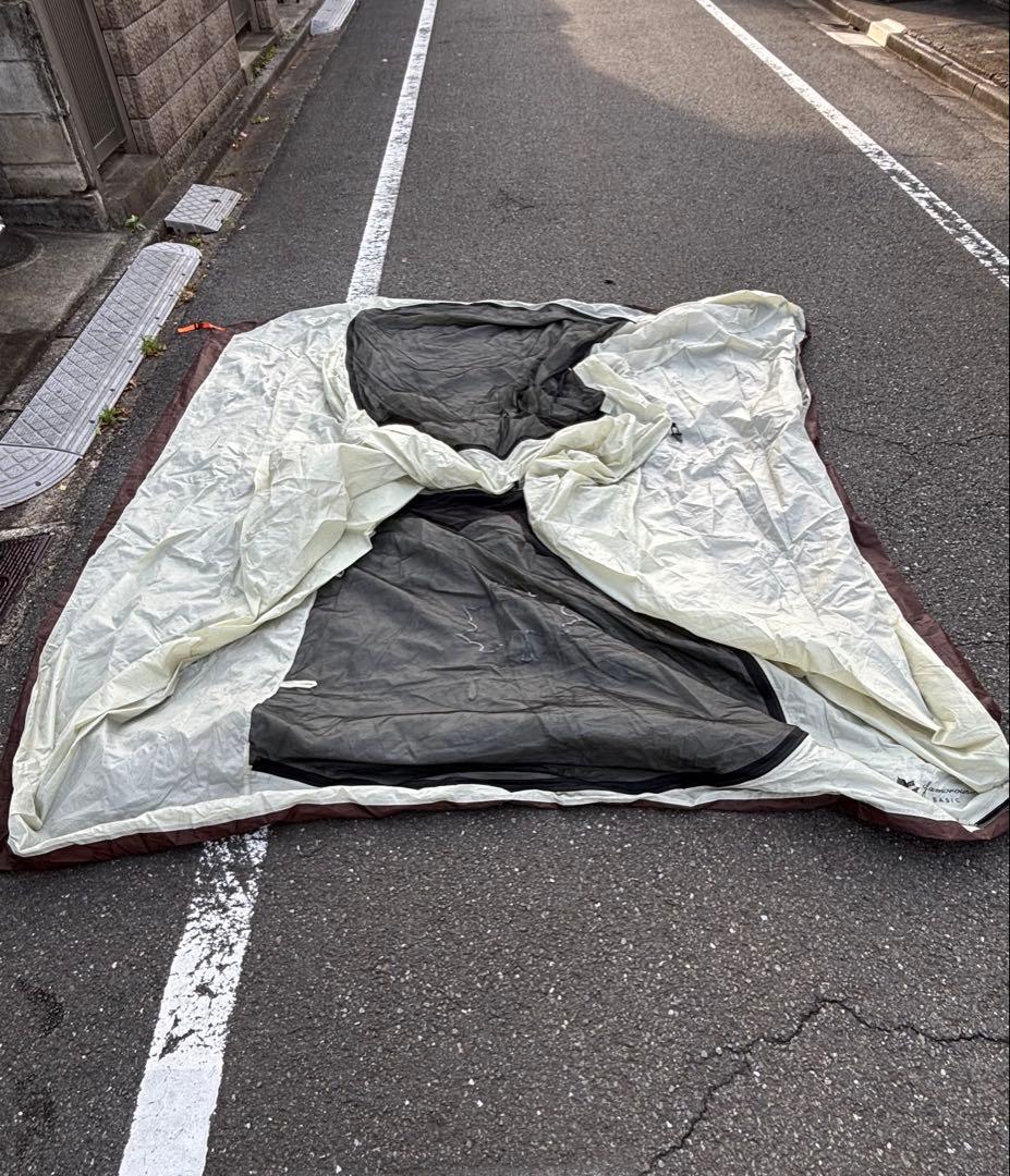 ロゴス　グランベーシック　トンネルドーム　2ルームテント