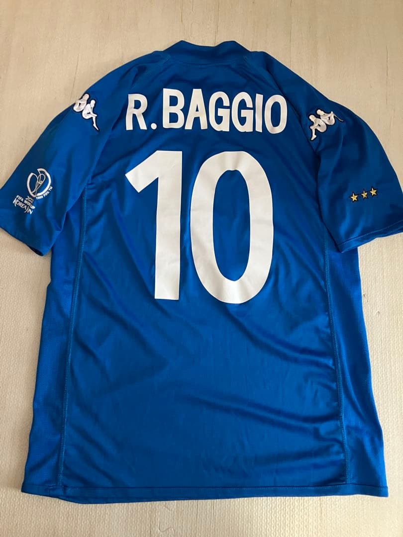 2002イタリア代表レプリカユニフォーム Kappa R. Baggio 10番