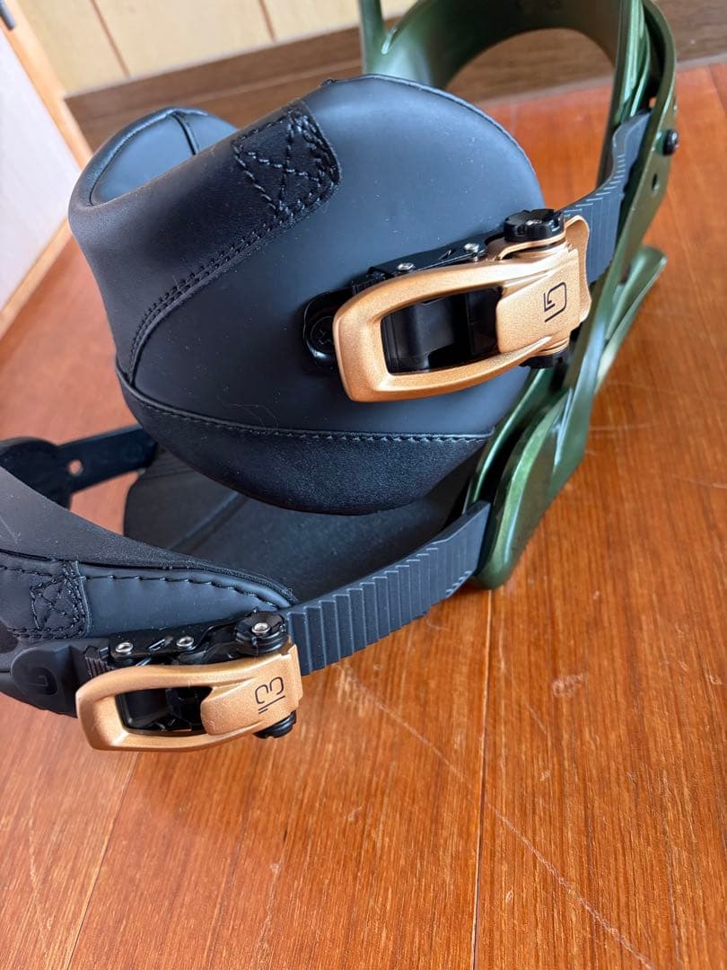 BURTON スノーボード ビンディング mission M グリーン
