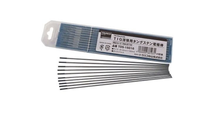 TIG溶接用タングステン電極棒 セリウム入 [5パック]
 (0)