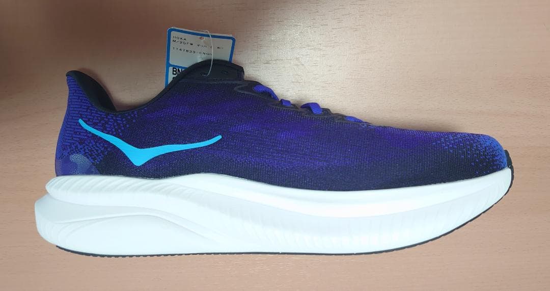 HOKA Mach6 ブラック×ネイビー 28.0cmワイド