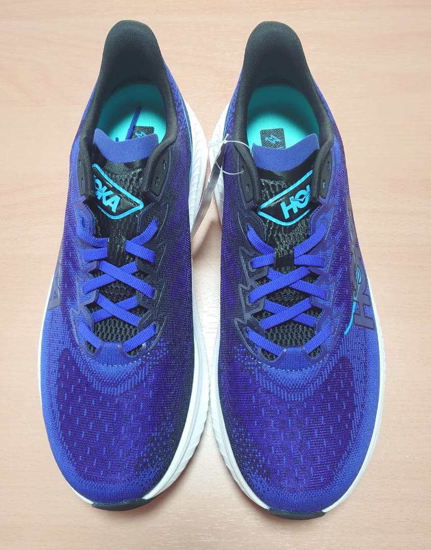 HOKA Mach6 ブラック×ネイビー 28.0cmワイド