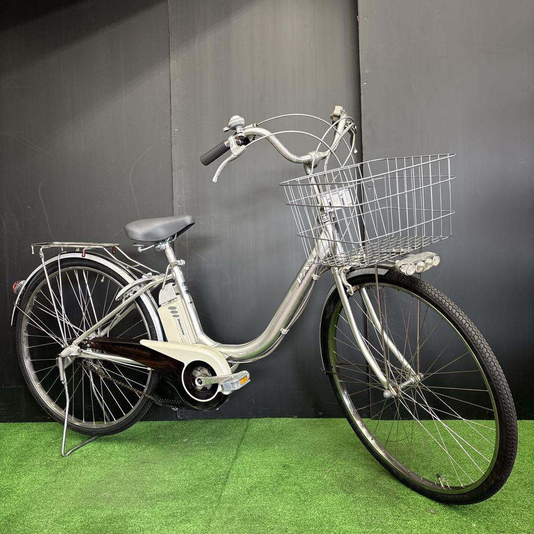 電動自転車 YAMAHA PAS Li-ion シルバー　66★