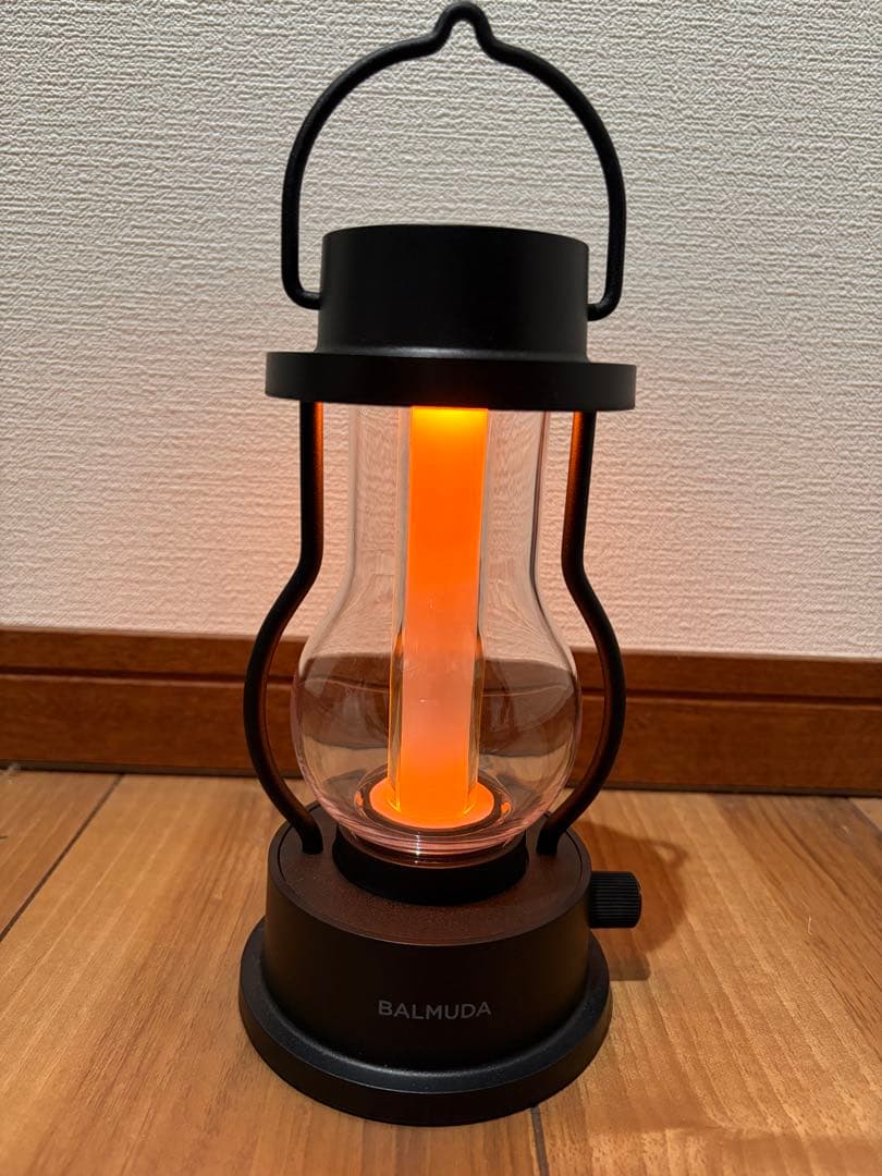 バルミューダ BALMUDAランタン ブラック L02A-BK
