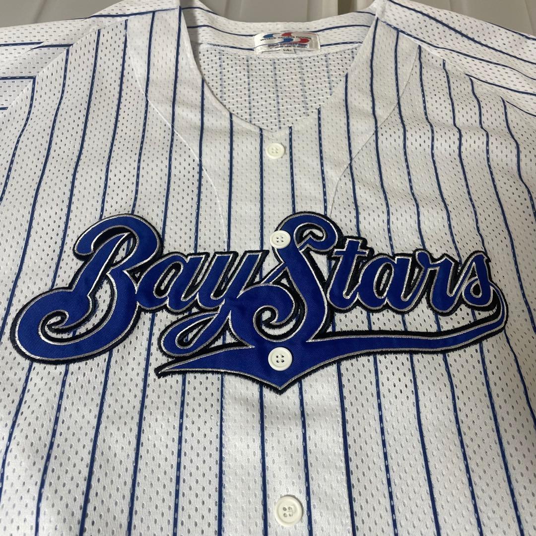 横浜ベイスターズ　90s プルオーバー　レプリカユニフォーム　ネームなし　LL