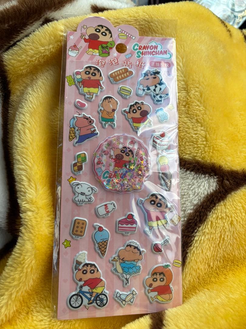 【新品未開封】海外正規品 クレヨンしんちゃん ウォーターシール　8枚セット