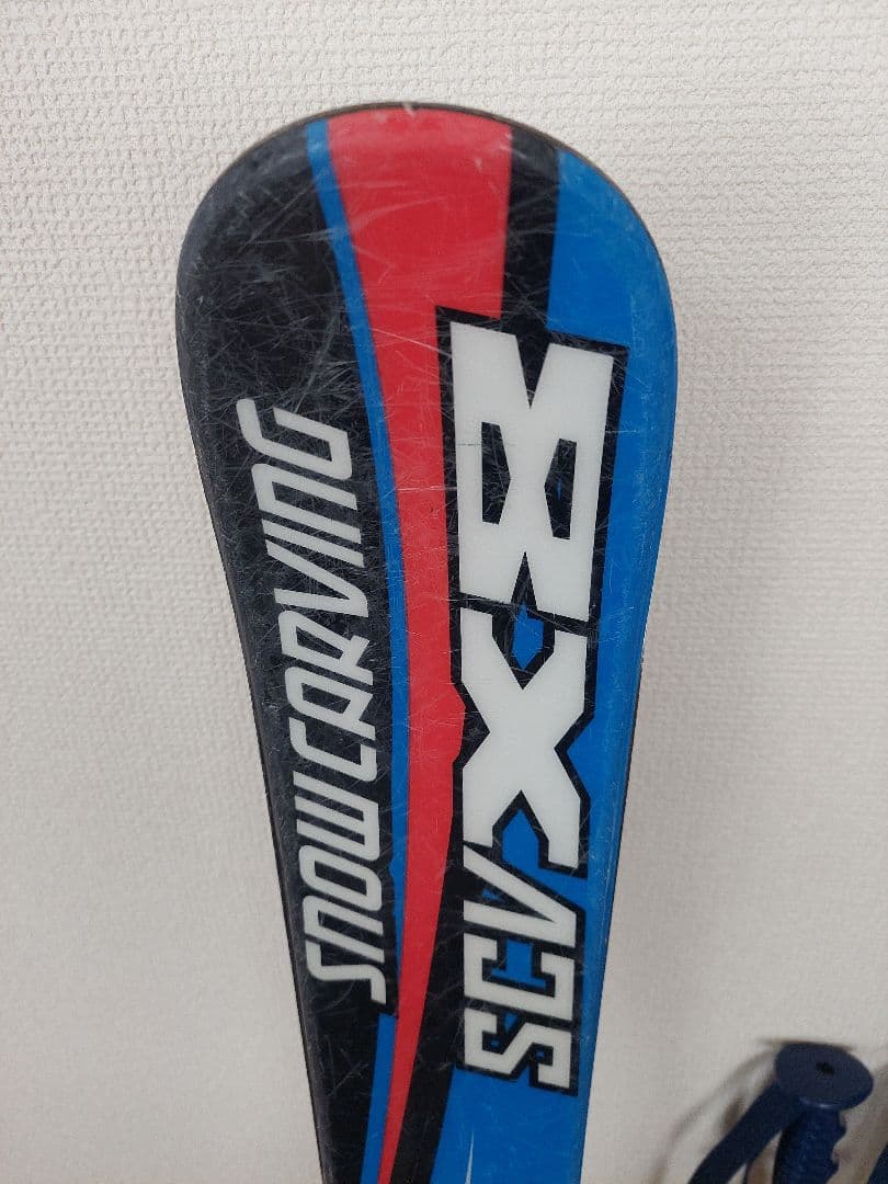 スノーカービング　ジュニアスキー120cmポール付き