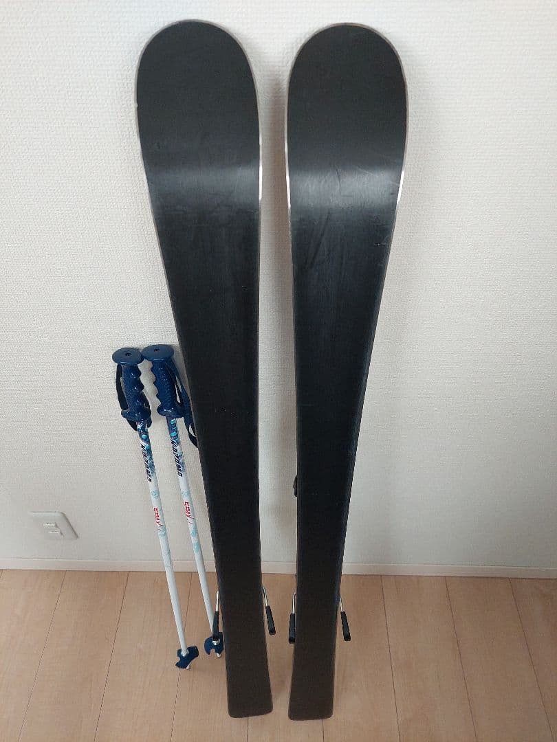 スノーカービング　ジュニアスキー120cmポール付き
