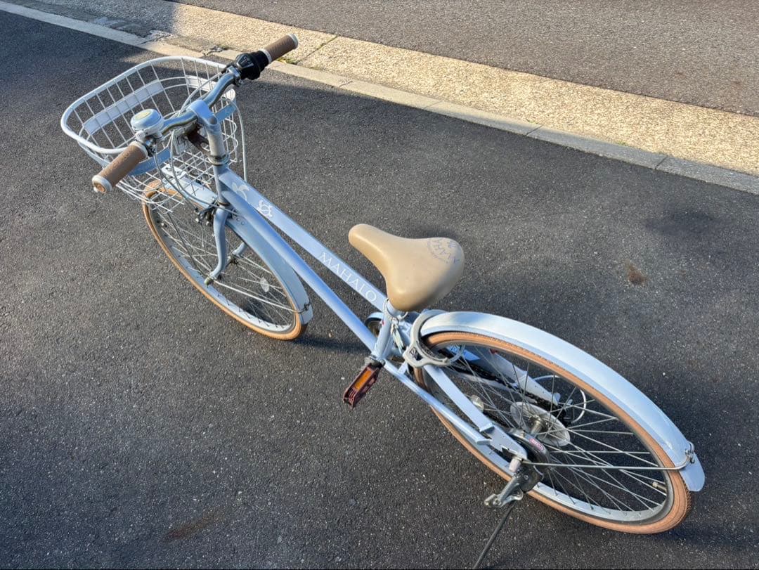 マハロ　ブルー　キッズ　自転車　24インチ　引取限定