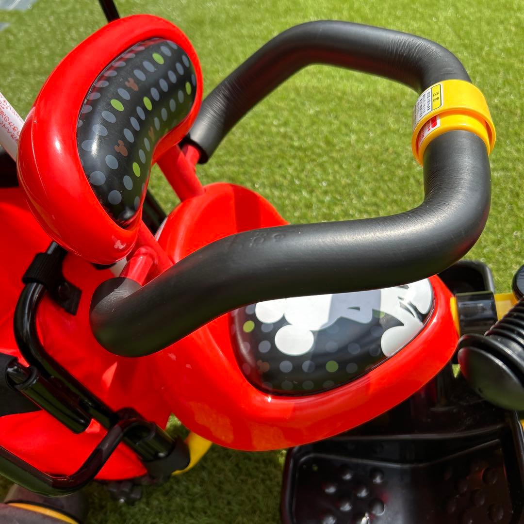 ミッキーマウス　幼児用三輪車　サンシェード付き
