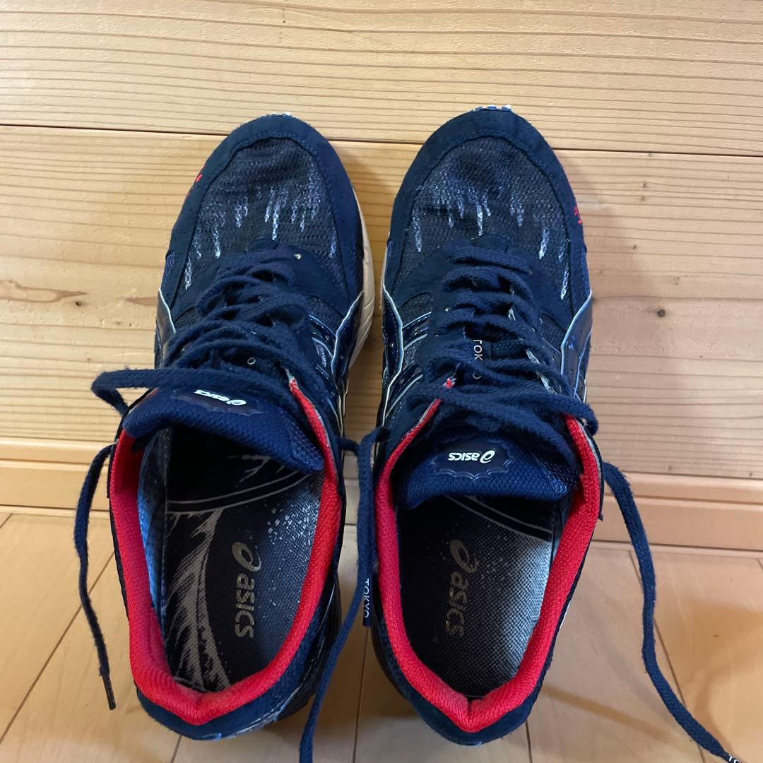 asics ターサージャパン 東京マラソンモデル 27.0 ネイビー/レッド