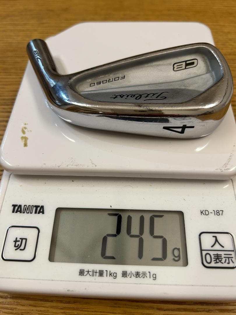 最終値下げ！Titleist アイアンセット 718CBヘッドのみ P-4I