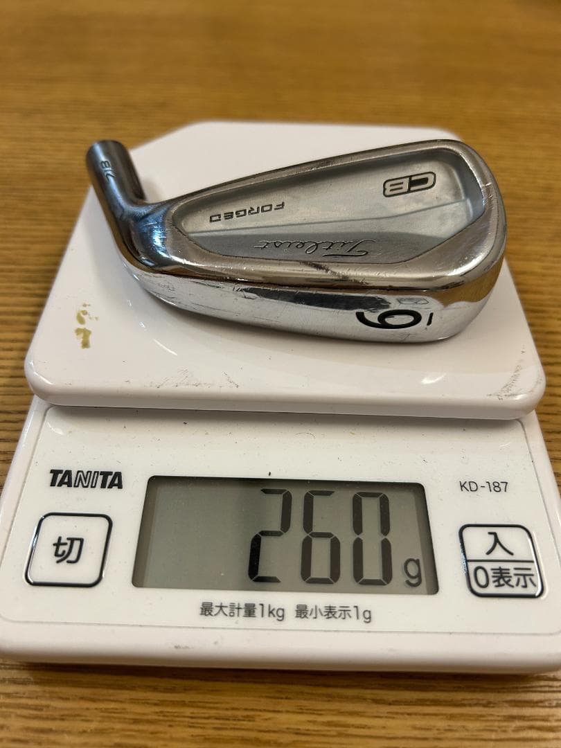 最終値下げ！Titleist アイアンセット 718CBヘッドのみ P-4I