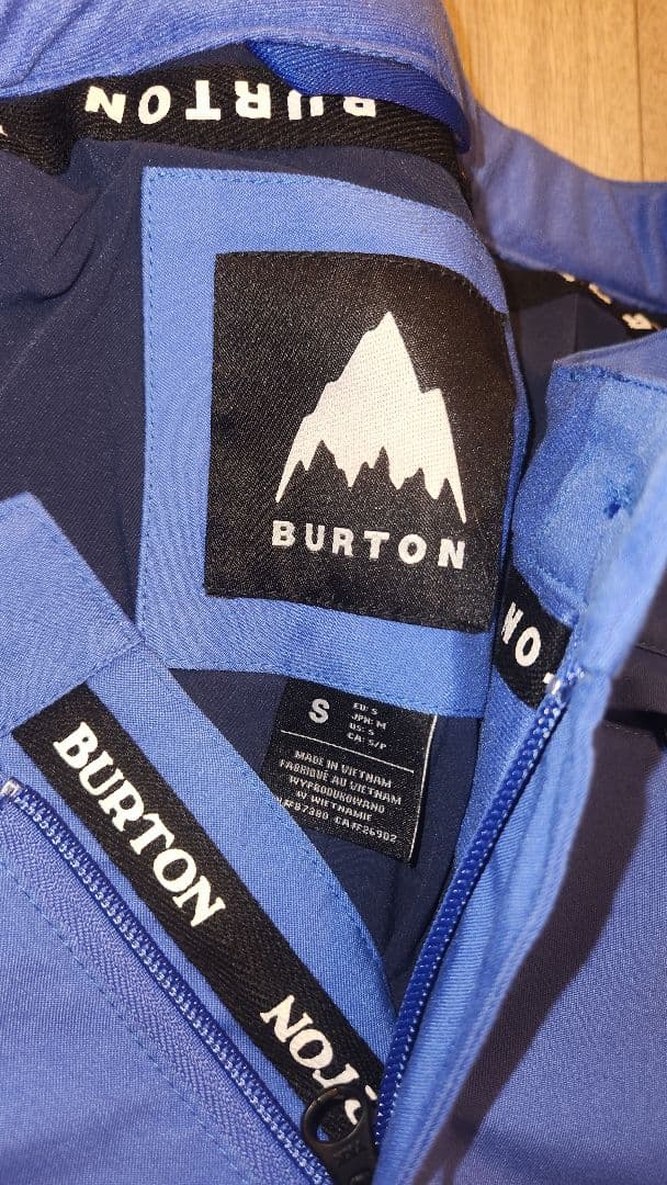 Burton スノーボードウェアセット S 青バートン　ジャケット　パンツ　女性