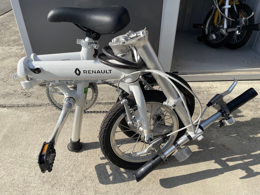 Renault light8 折りたたみ自転車ホワイト　手渡し希望