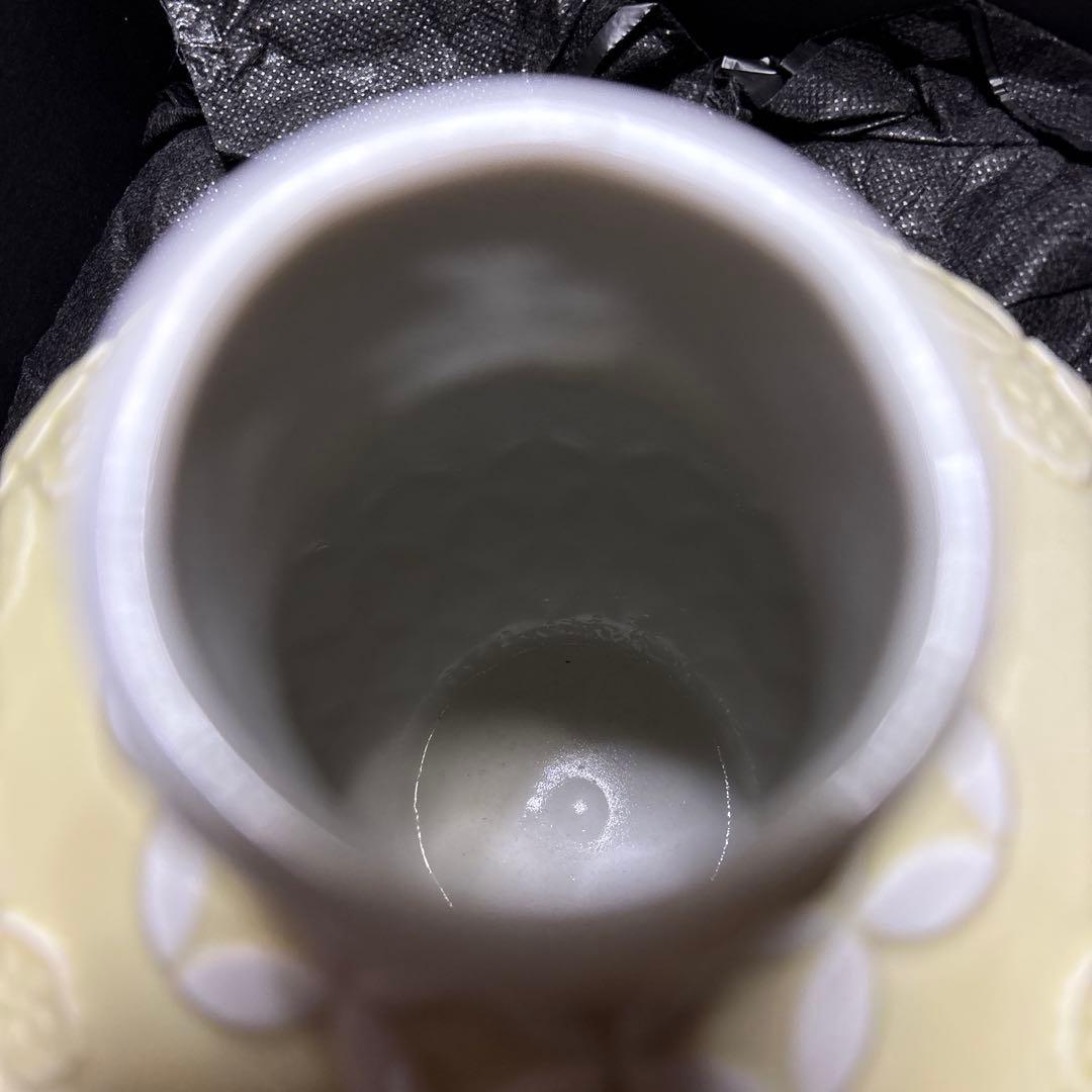 希少✨ LLADRO リヤドロ 花瓶 花器 フラワーベース 陶器 クリーム色