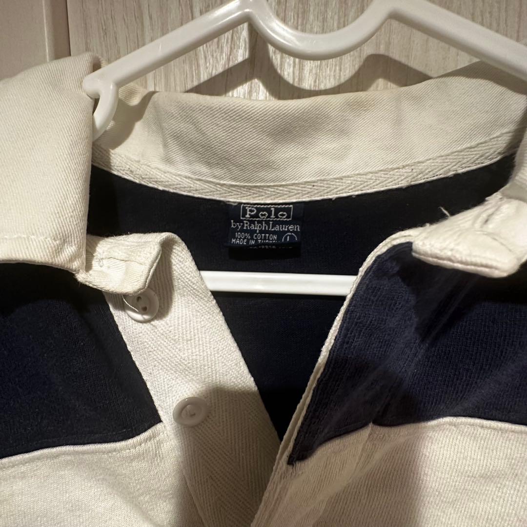 常田大希着　90s POLO RALPH LAUREN ラガーシャツ ボーダー