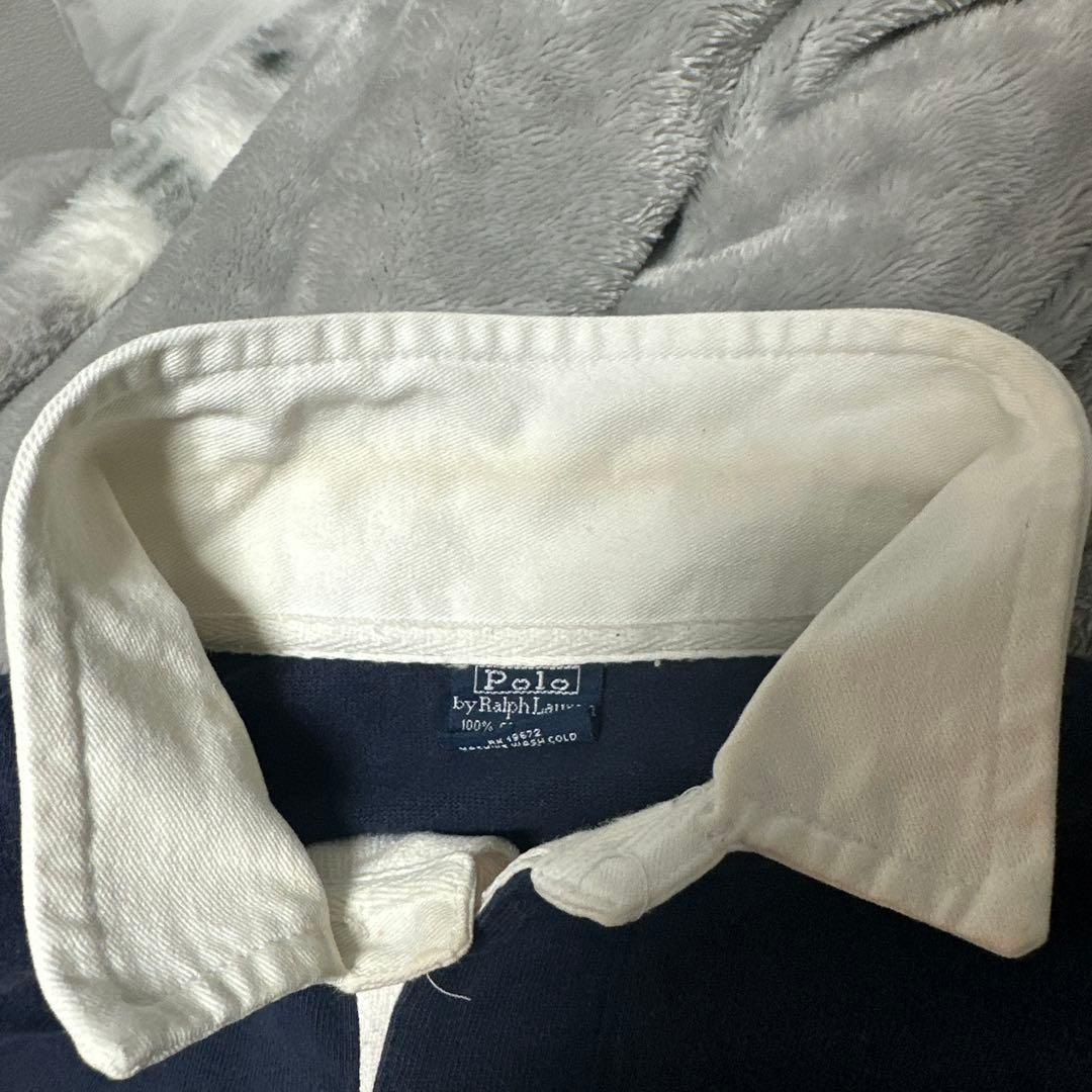 常田大希着　90s POLO RALPH LAUREN ラガーシャツ ボーダー