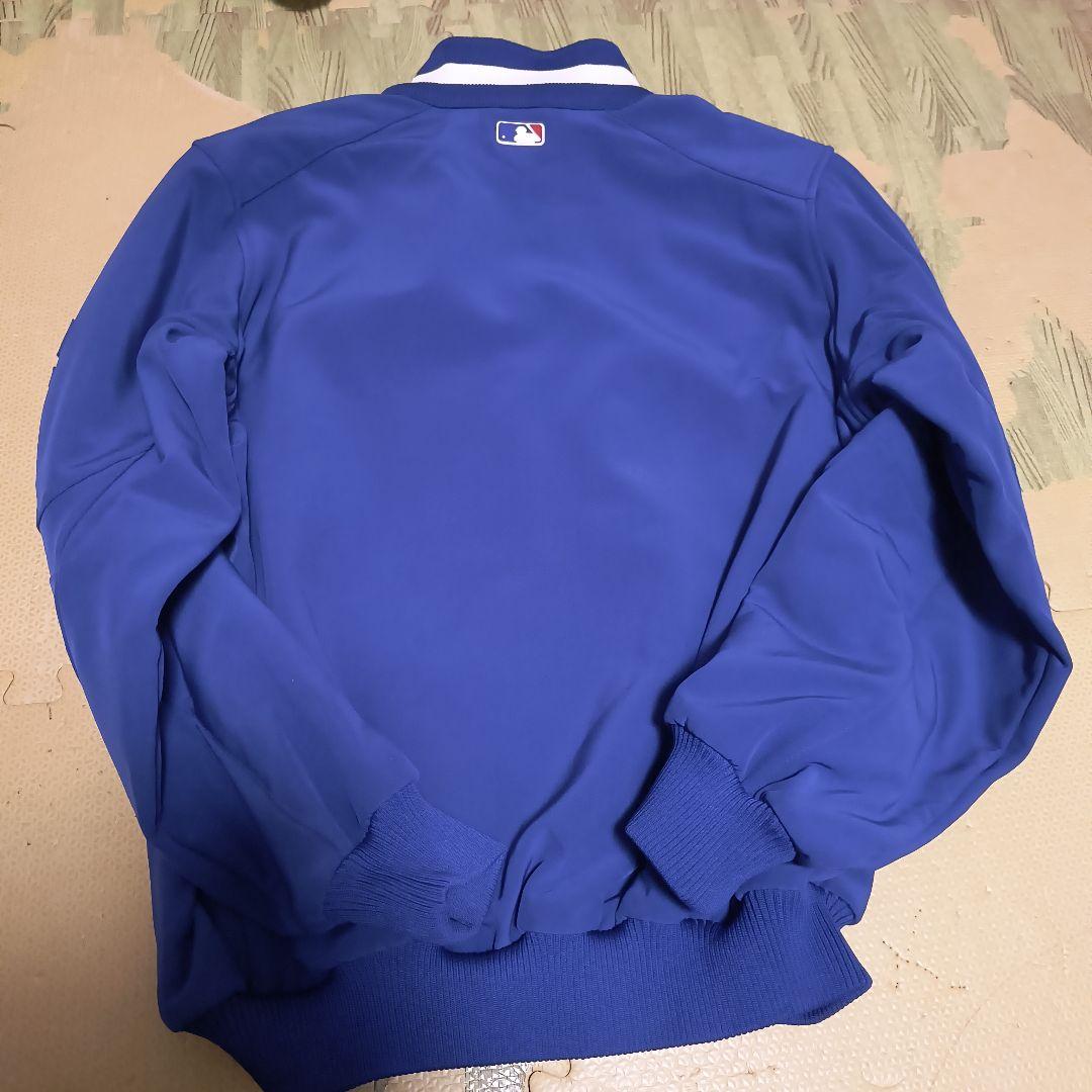 Dodgers 青 ジップアップジャケット