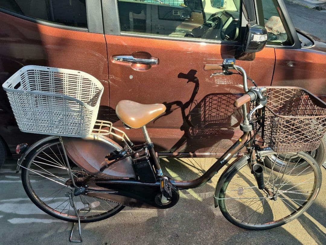 シティタイプ 電動アシスト自転車 前カゴ付き