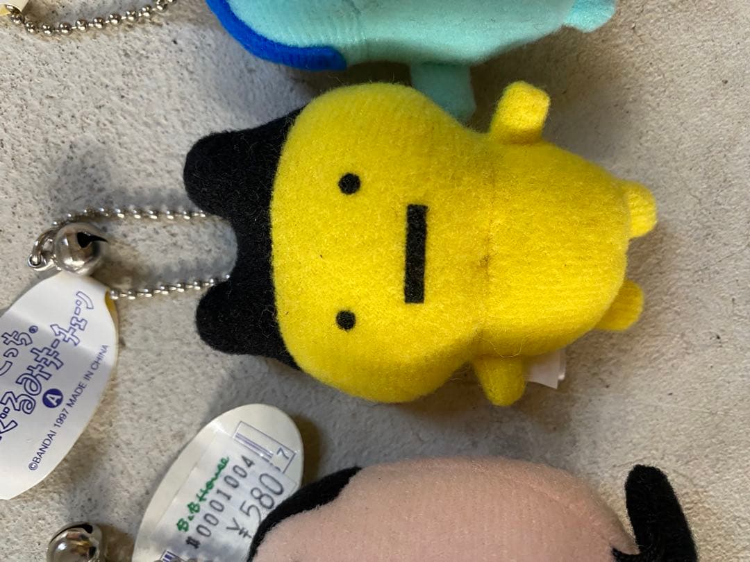 激レア当時物　たまごっち ぬいぐるみキーチェーン ４点　タグ付き未使用