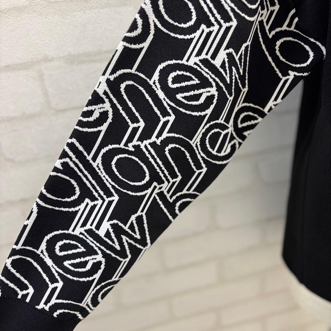 ★美品★ new balance ゴルフウェア セーター Lサイズ 黒