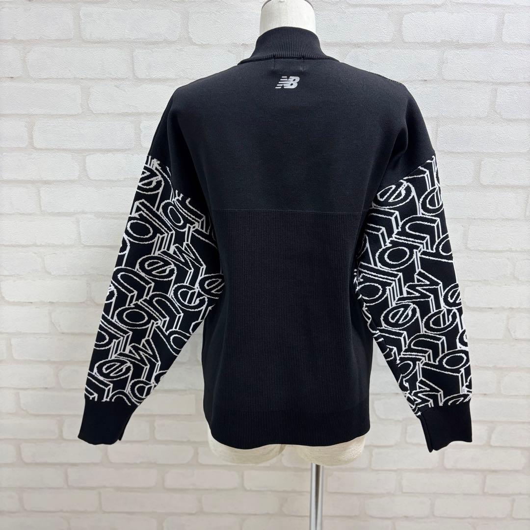 ★美品★ new balance ゴルフウェア セーター Lサイズ 黒