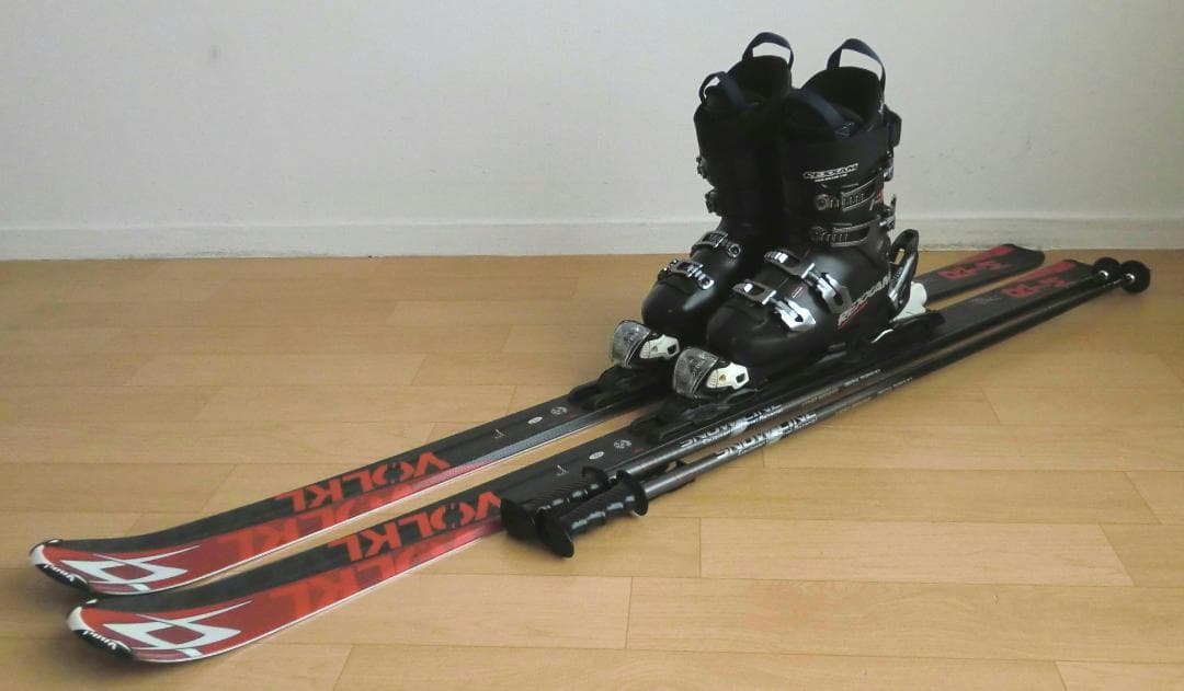 ■送料無料■VOLKL■メンズスキーセット■板159靴26-26.5■メンテ付■