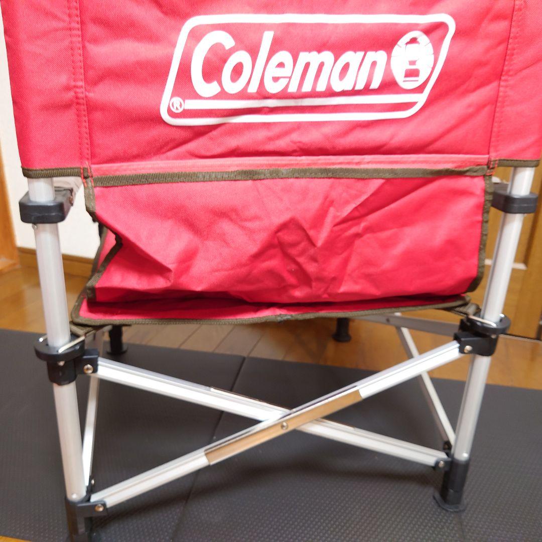 【未使用品】 コールマン　スリムキャプテンチェア　廃盤レッド