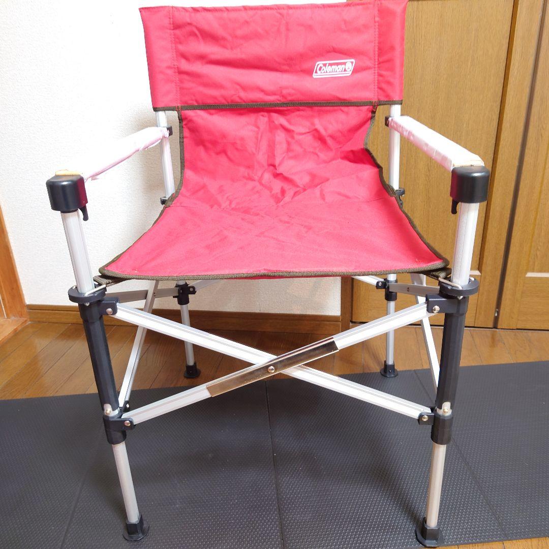 【未使用品】 コールマン　スリムキャプテンチェア　廃盤レッド