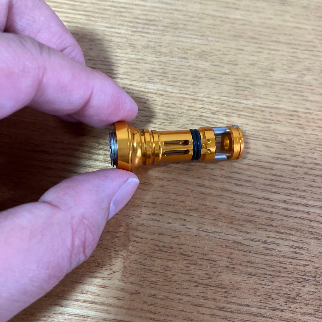 美品　ダイワ用　ゴメクサス　ユニオンハンドル　パワーノブ　ドレス　スタンド