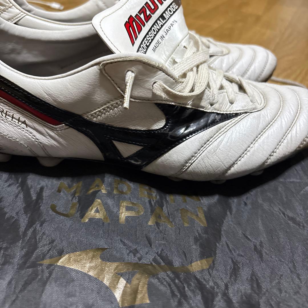 Mizuno Morelia ホワイトスパイク 収納袋付き