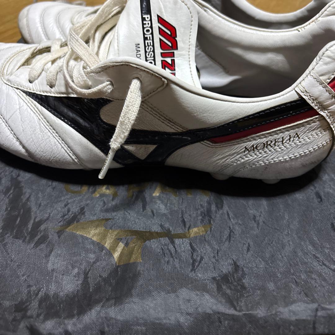 Mizuno Morelia ホワイトスパイク 収納袋付き