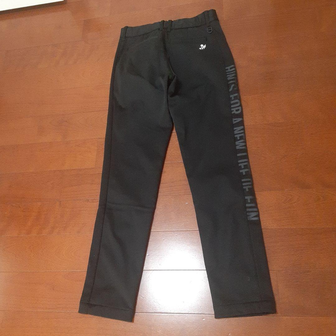 新品タグ付き8YARDSレディースゴルフ裏起毛パンツS　 ブラック