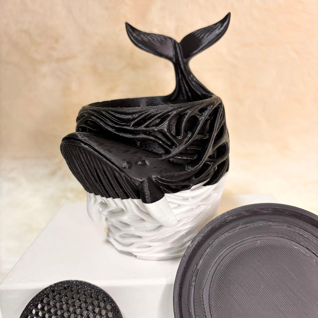 【オーダーメイド】一つだけのあなた鉢　3dプリンター鉢　職人鉢　3dプリント鉢