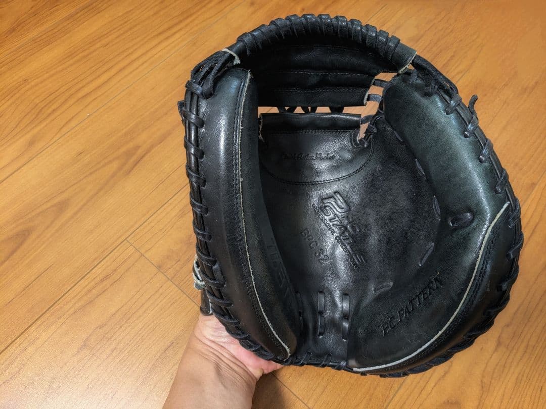 ZETT PROSTATUS 野球グローブ 黒 ボール付き