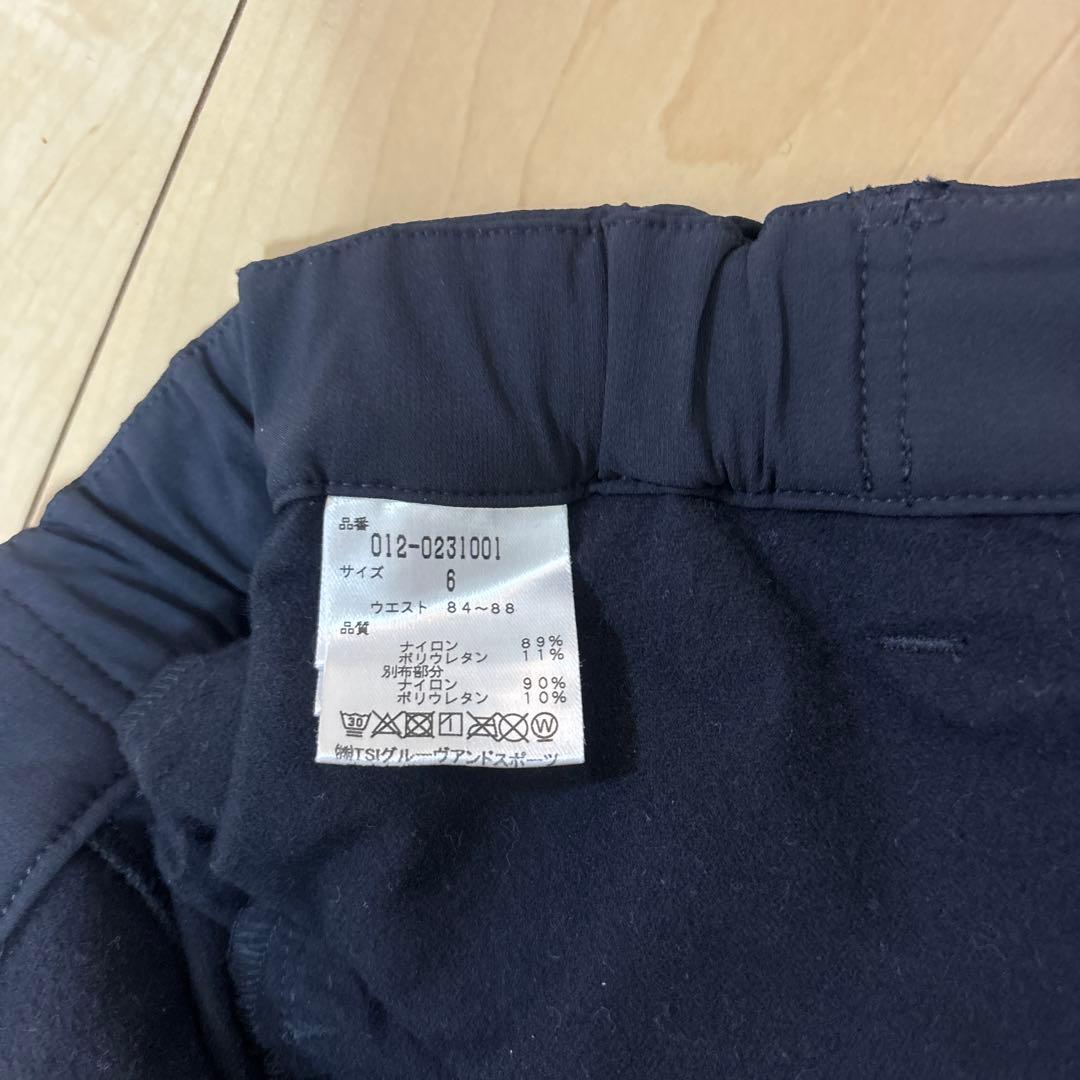 New Balance ゴルフストレッチパンツ 黒サイズ6