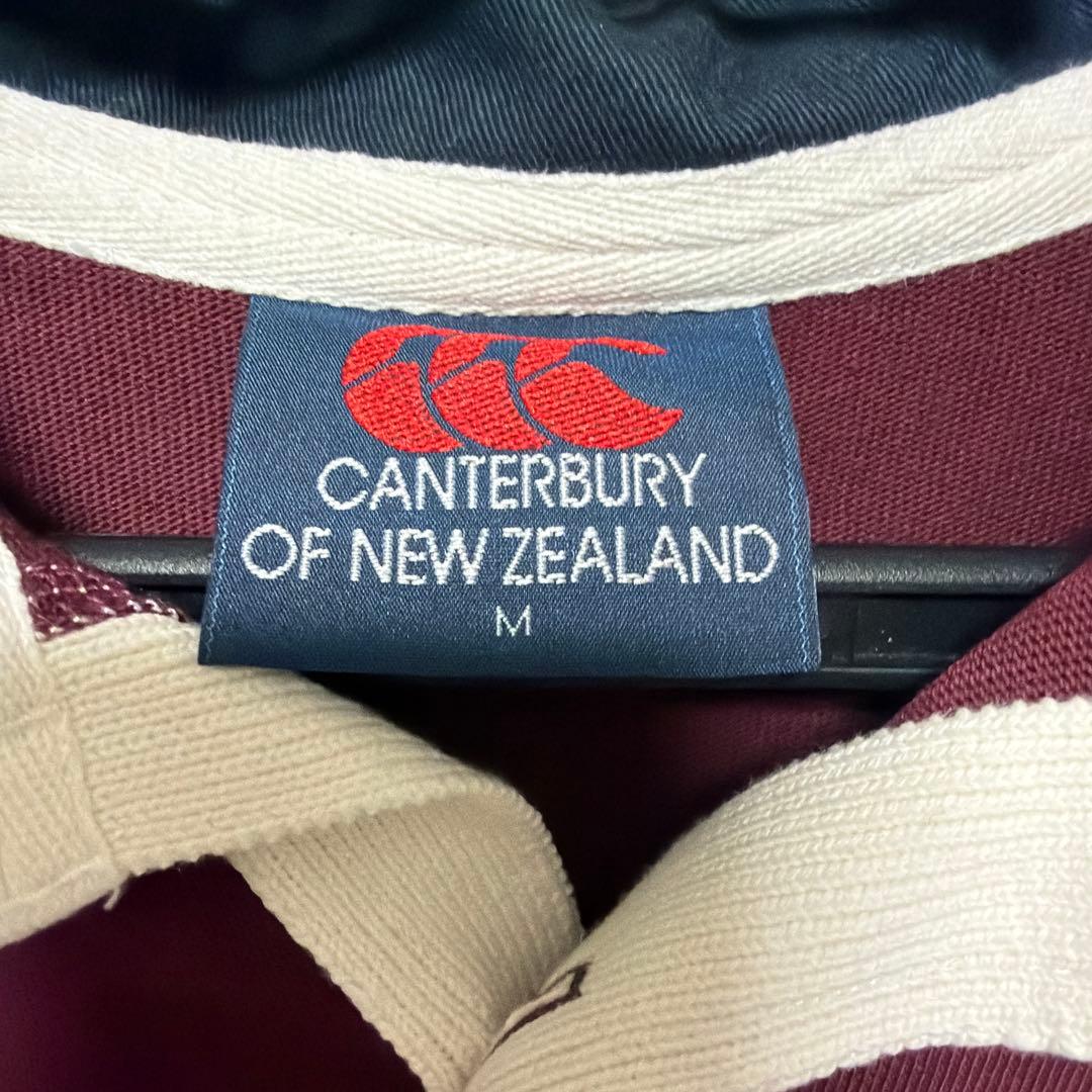Canterbury バーガンディ ポロシャツ M