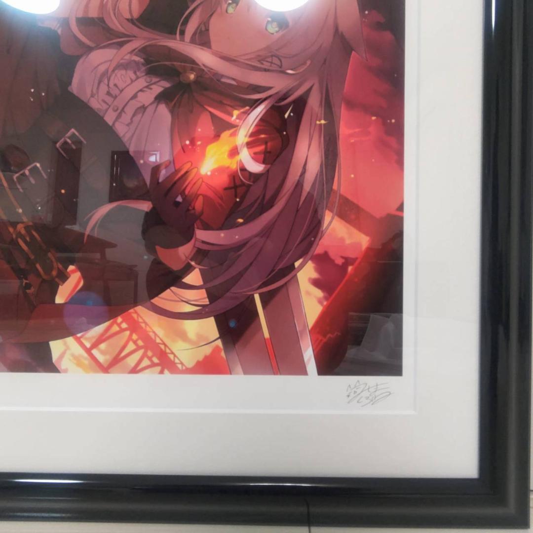 美品　アールビバン　 版画 　三嶋くろね　challenger