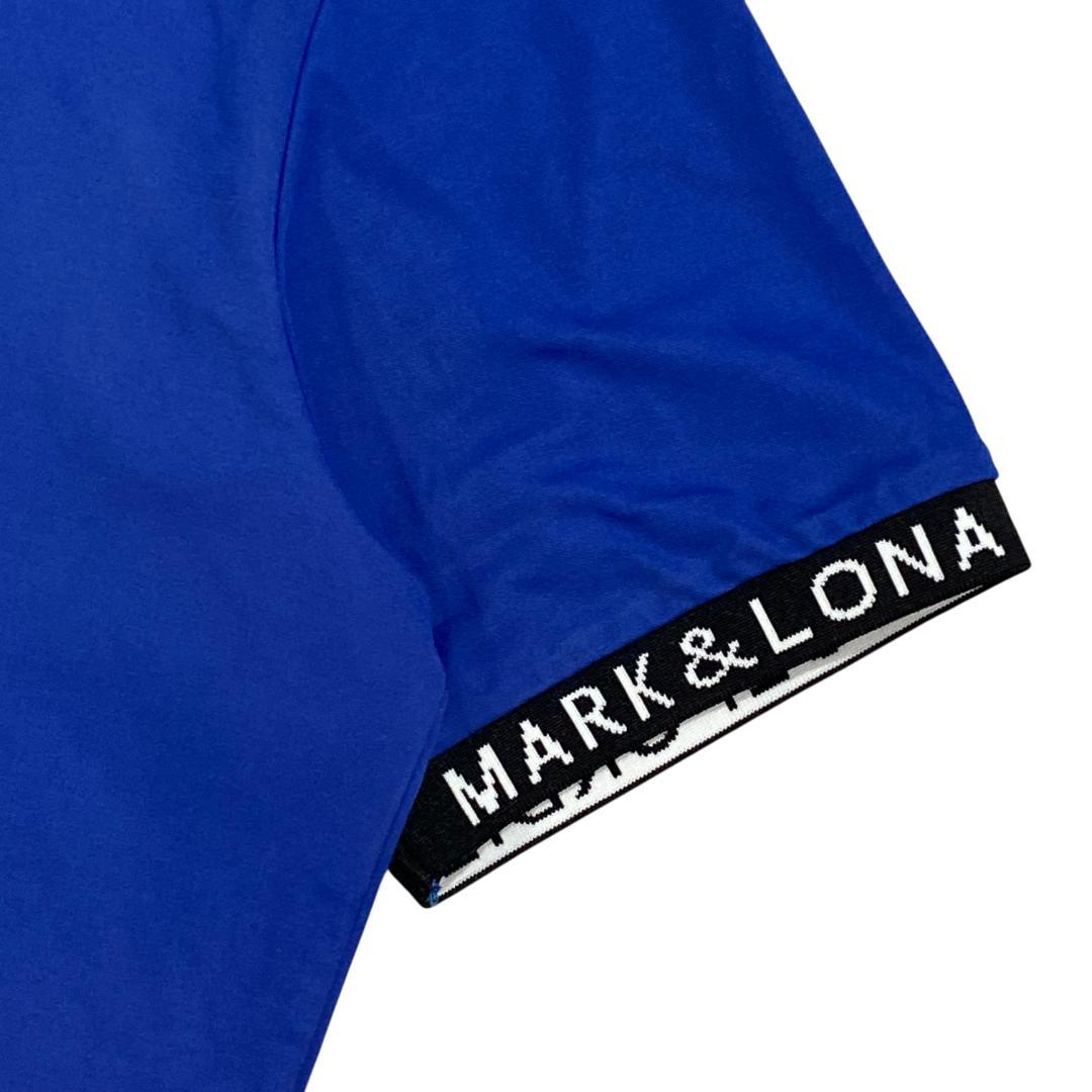 MARK&LONA マークアンドロナ 半袖 ストレッチ ポロシャツ XL ブルー