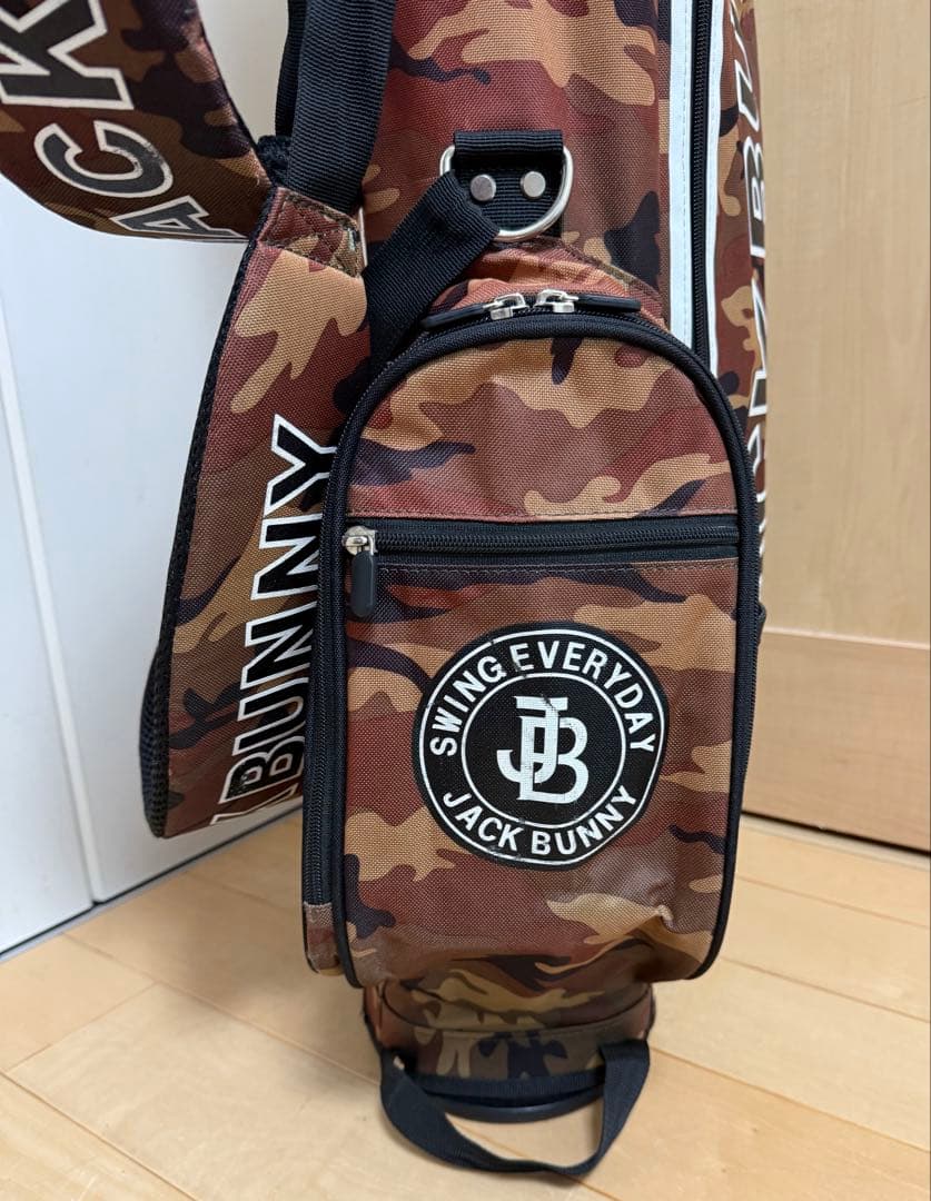 美品★ジャックバニー★スタンドキャディバッグ★ゴルフ★パーリーゲイツ★レア★迷彩