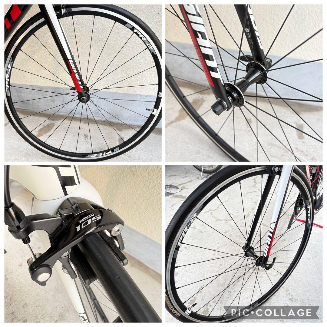 GIANT TCR ADV2 2016 XS 極美品 トータル走行10kmほど