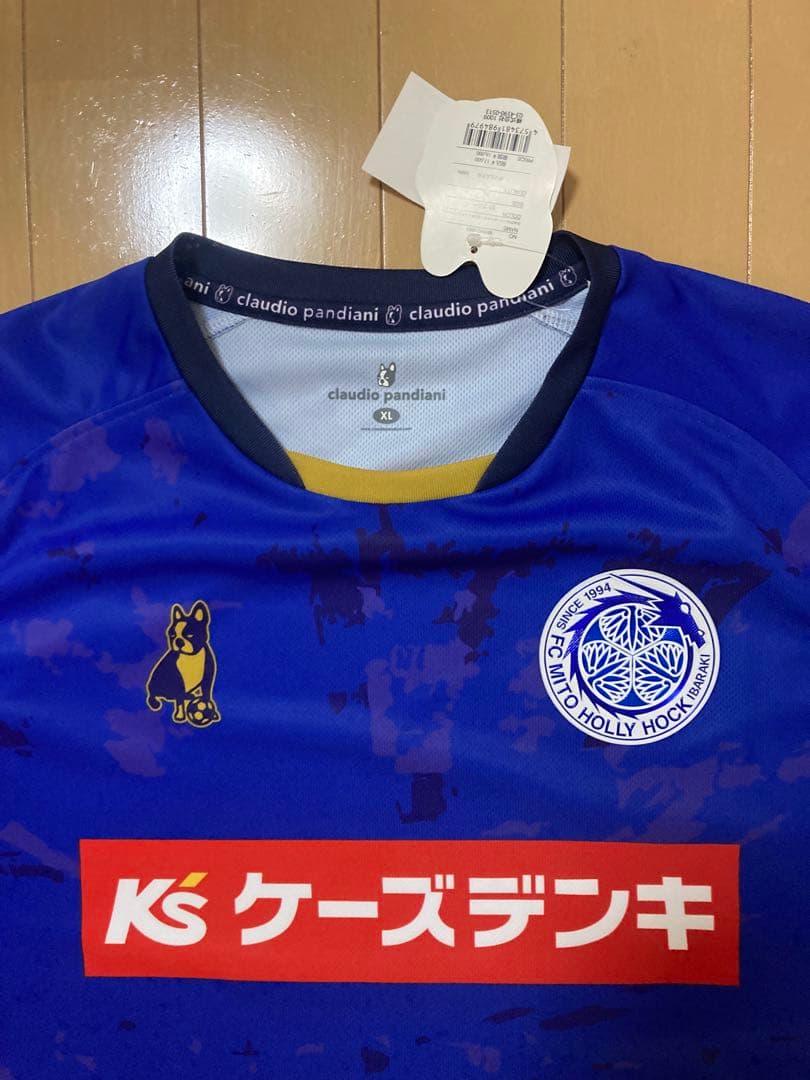 【新品】claudio pandiani サッカーシャツ XL ブルー