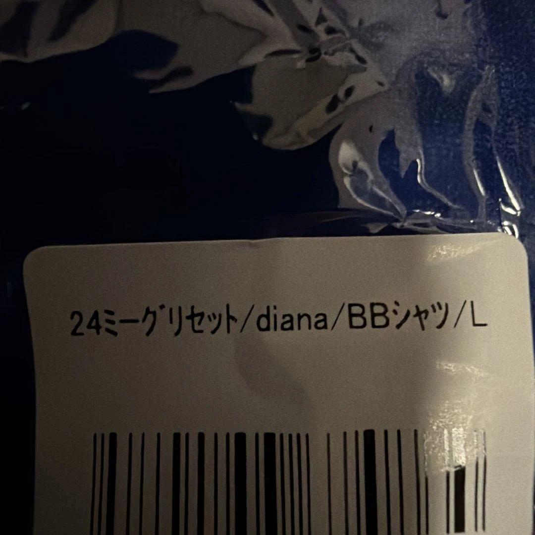 横浜DeNAベイスターズdiana BBシャツ Lサイズ
